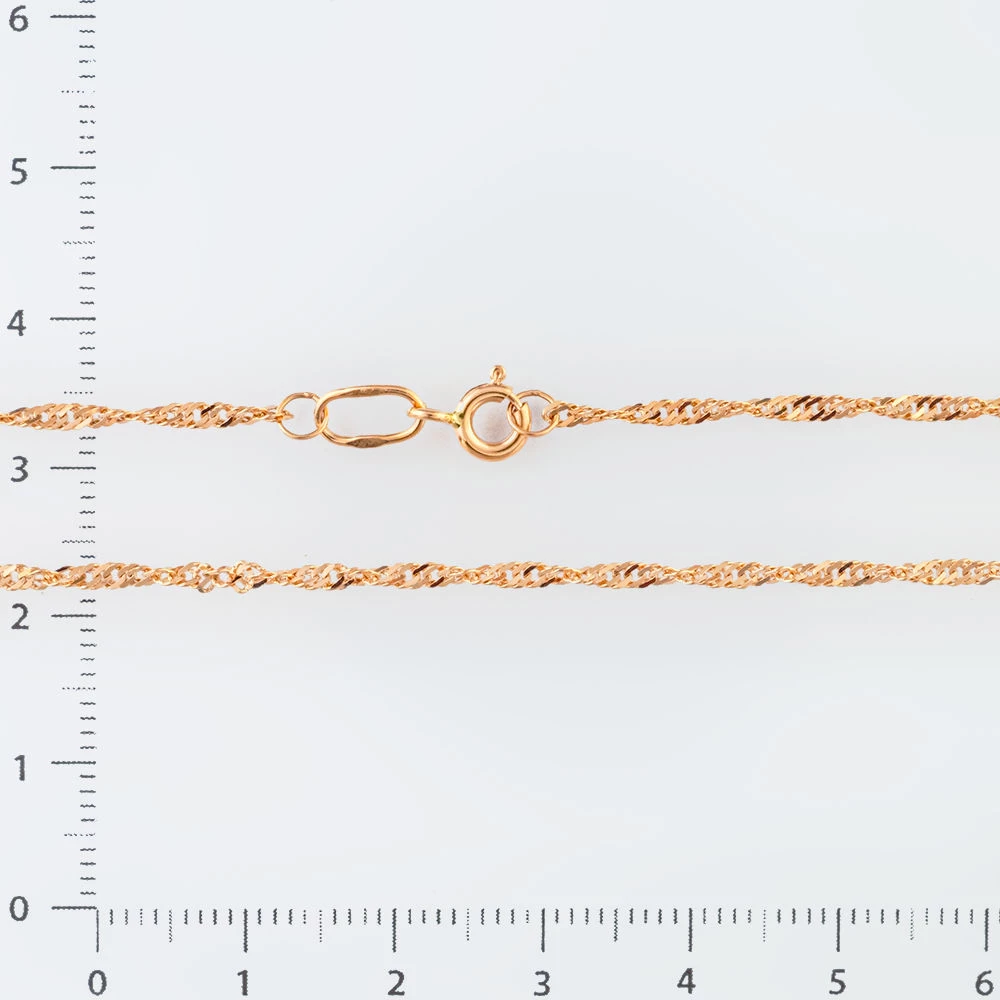 Цепь из красного золота 585 пробы