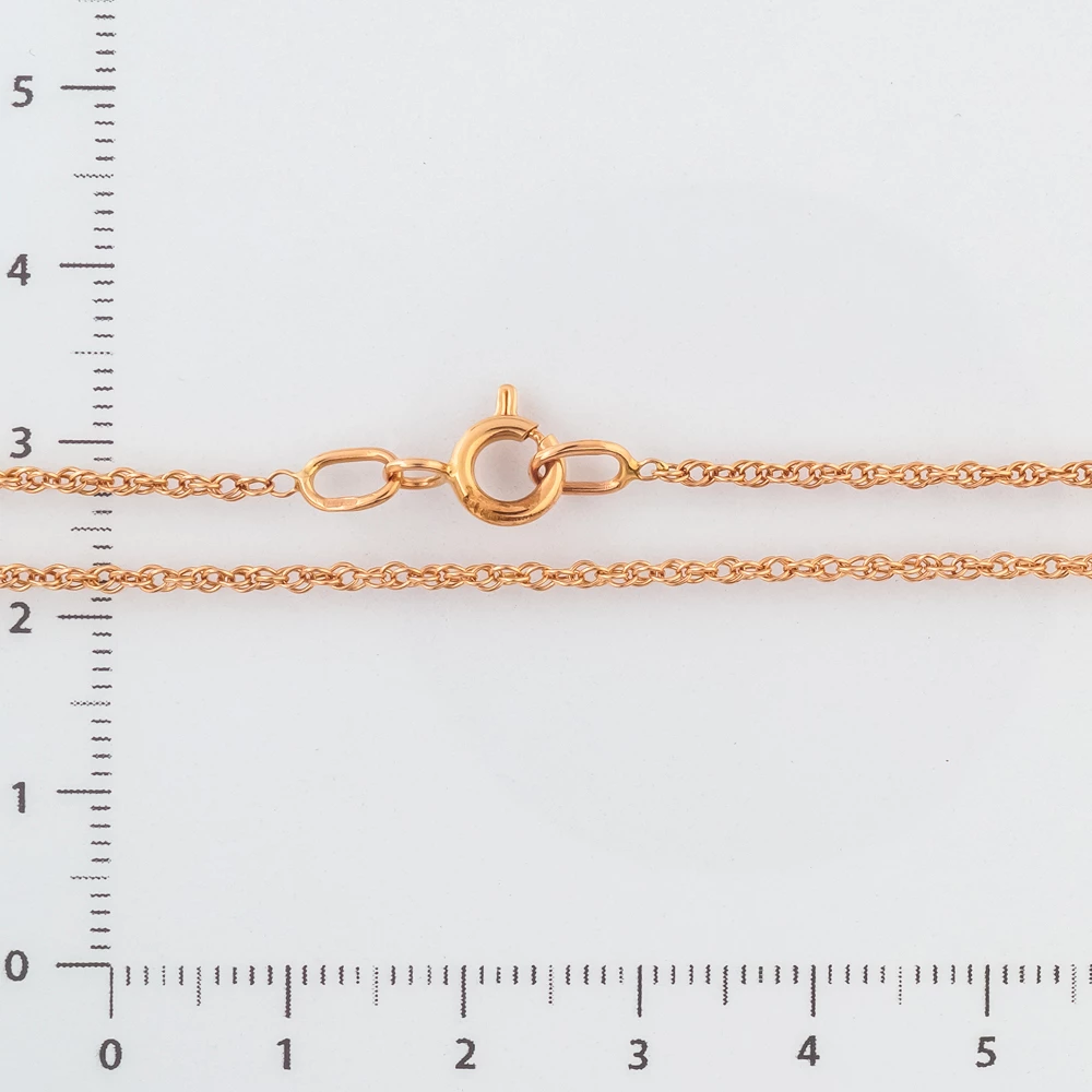 Цепь из красного золота 585 пробы