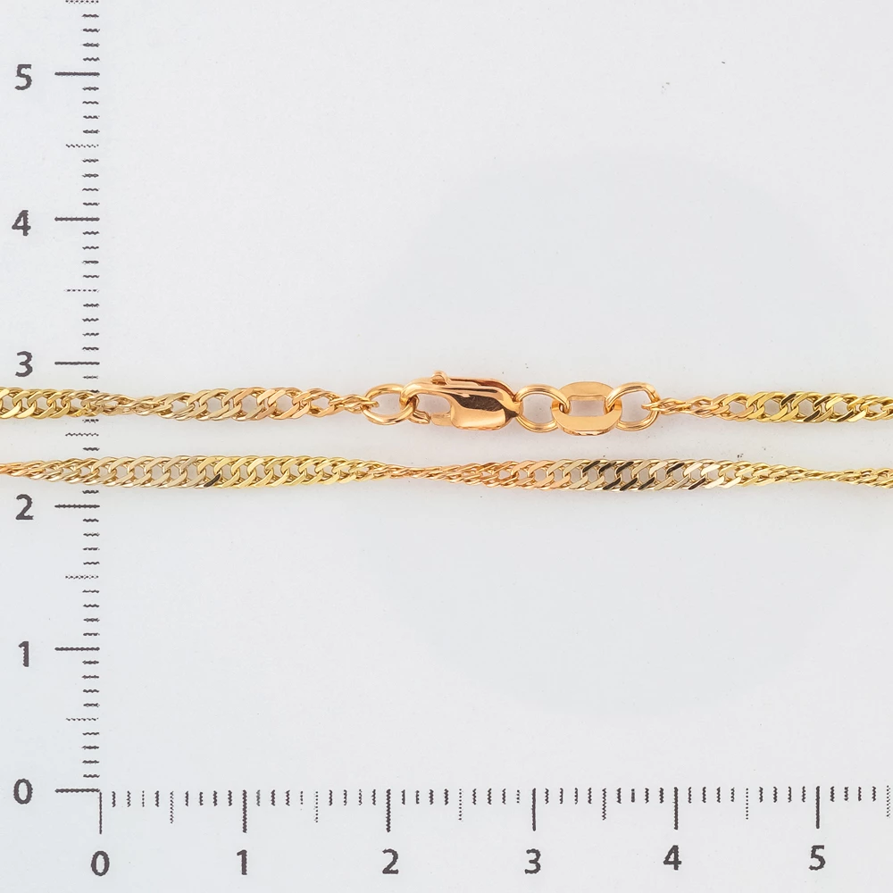 Цепь из красного золота 585 пробы