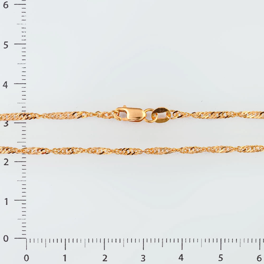 Цепь из красного золота 585 пробы