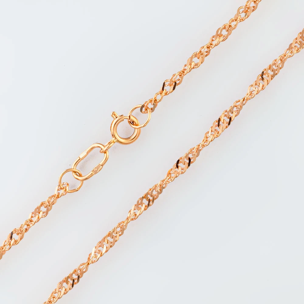 Цепь из красного золота 585 пробы 1