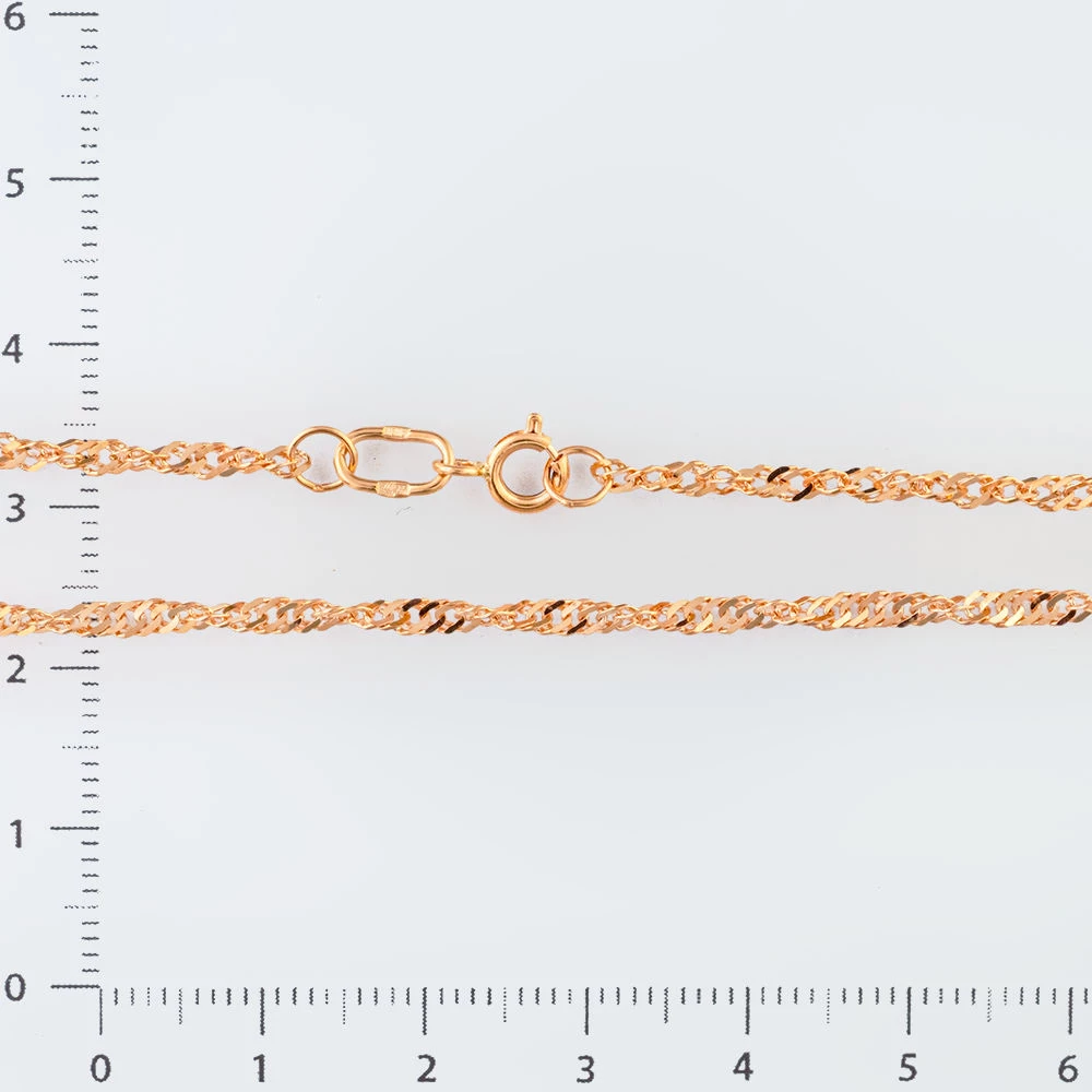 Цепь из красного золота 585 пробы 2