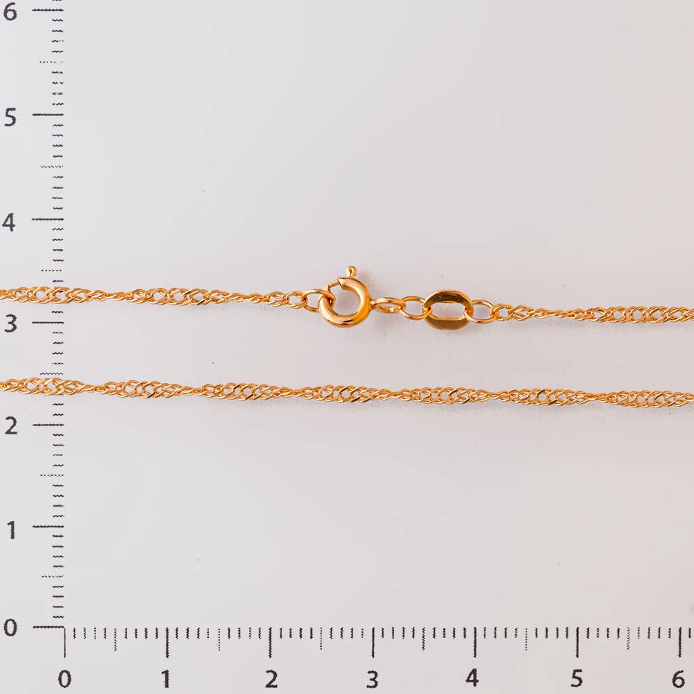 Цепь из красного золота 585 пробы