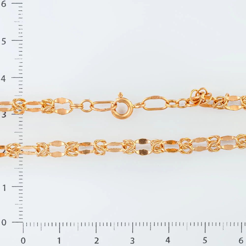 Цепь из красного золота 585 пробы