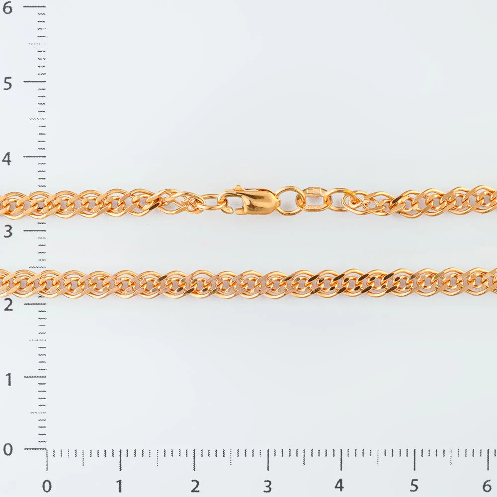 Цепь из красного золота 585 пробы