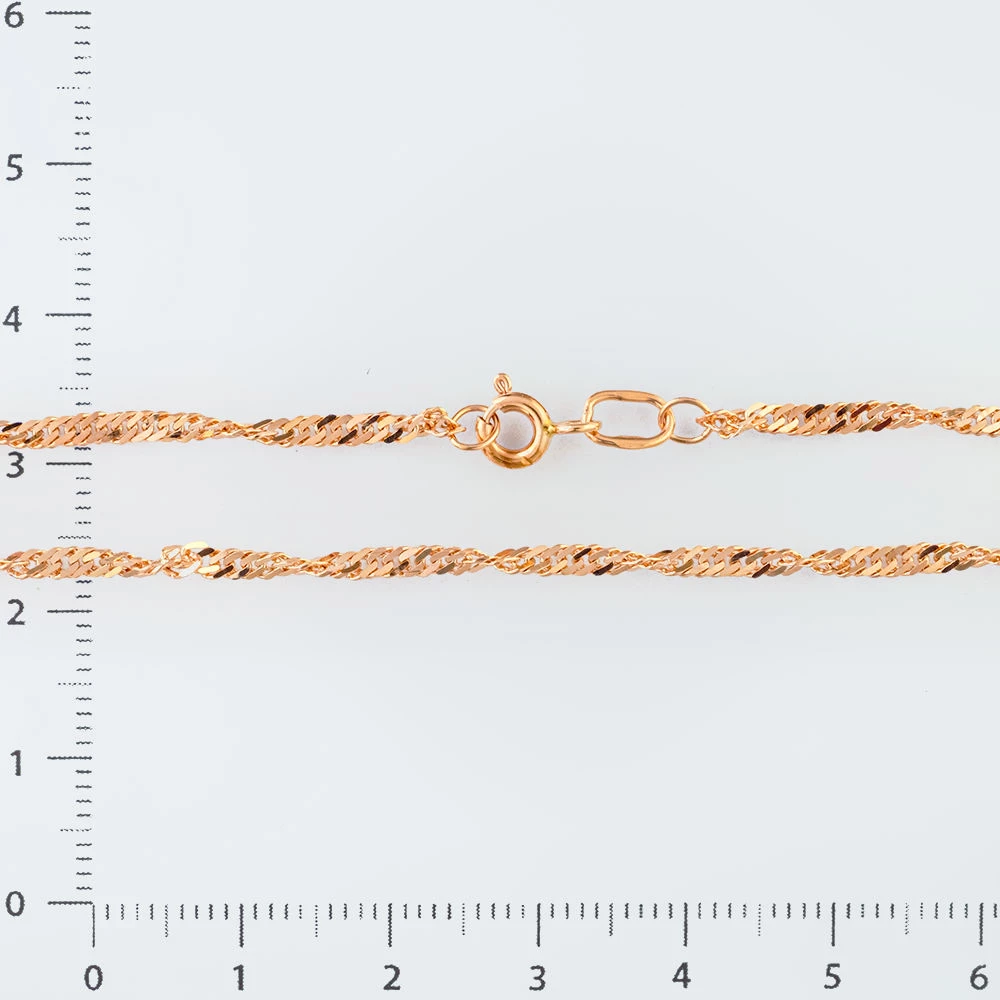 Цепь из красного золота 585 пробы