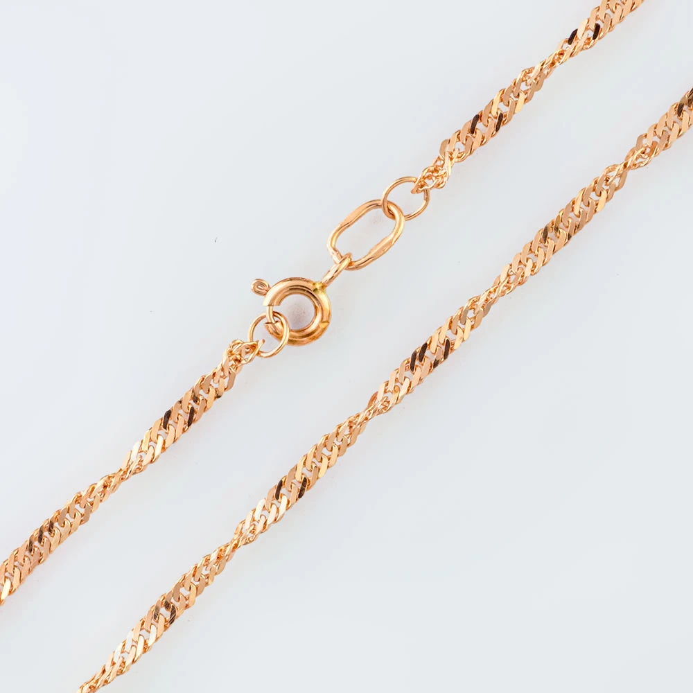 Цепь из красного золота 585 пробы