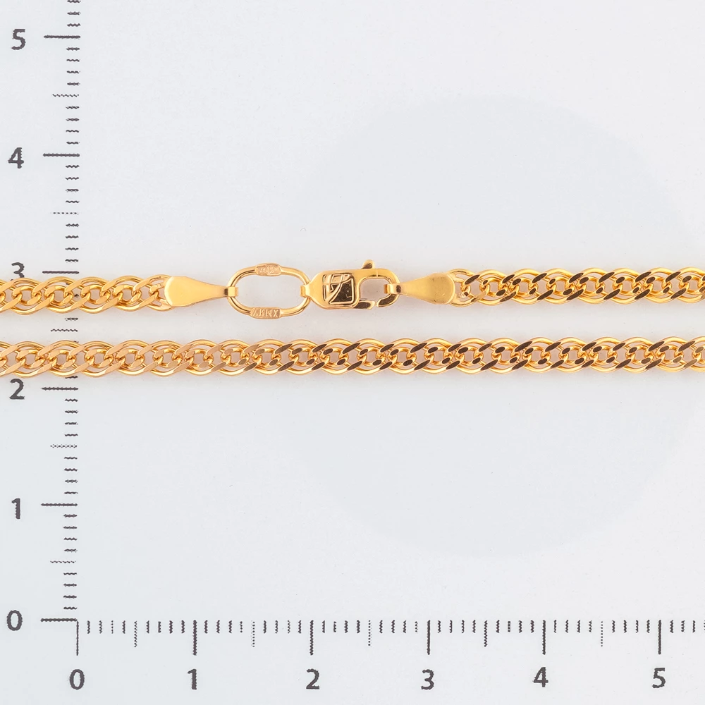 Цепь из красного золота 585 пробы