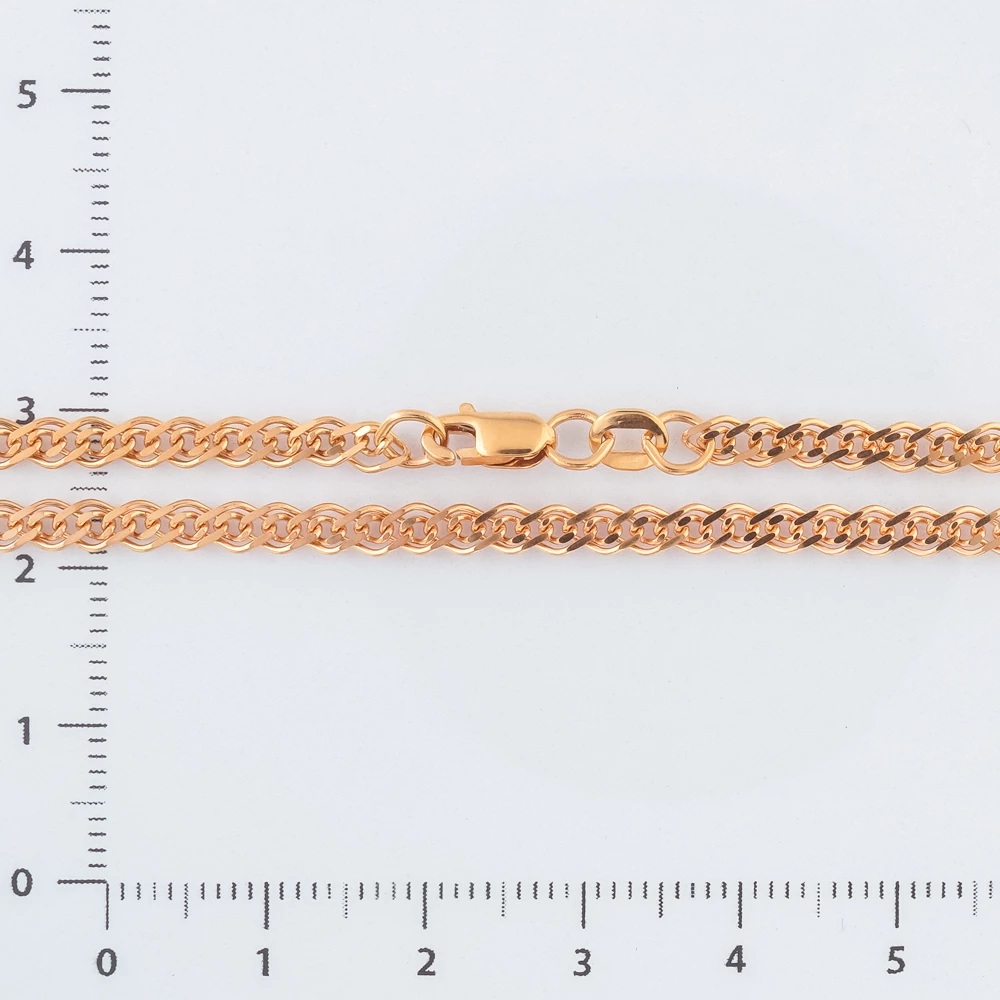 Цепь из красного золота 585 пробы