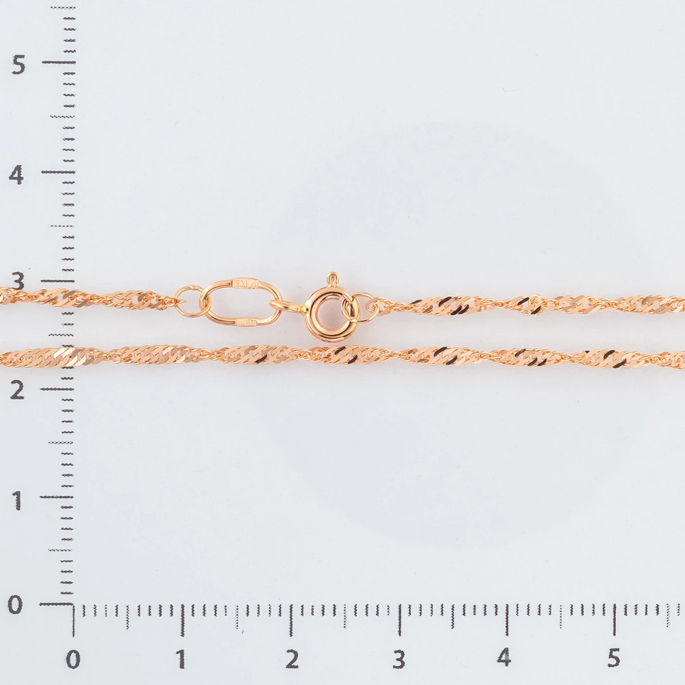 Цепь из красного золота 585 пробы