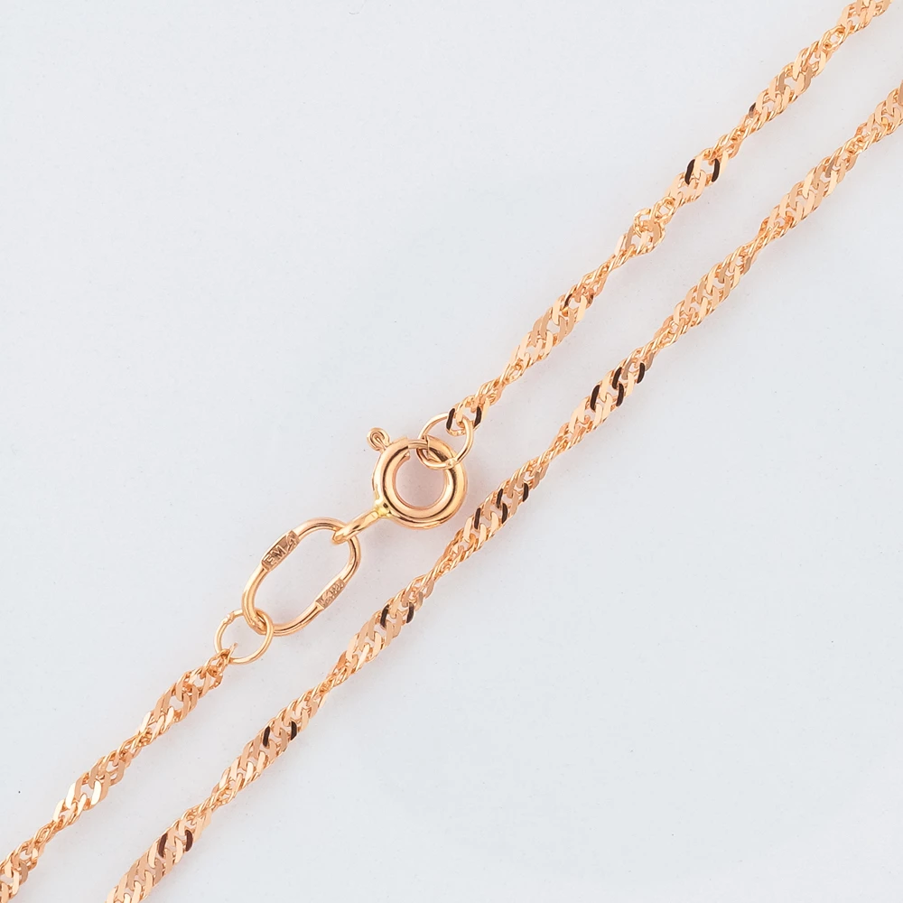 Цепь из красного золота 585 пробы