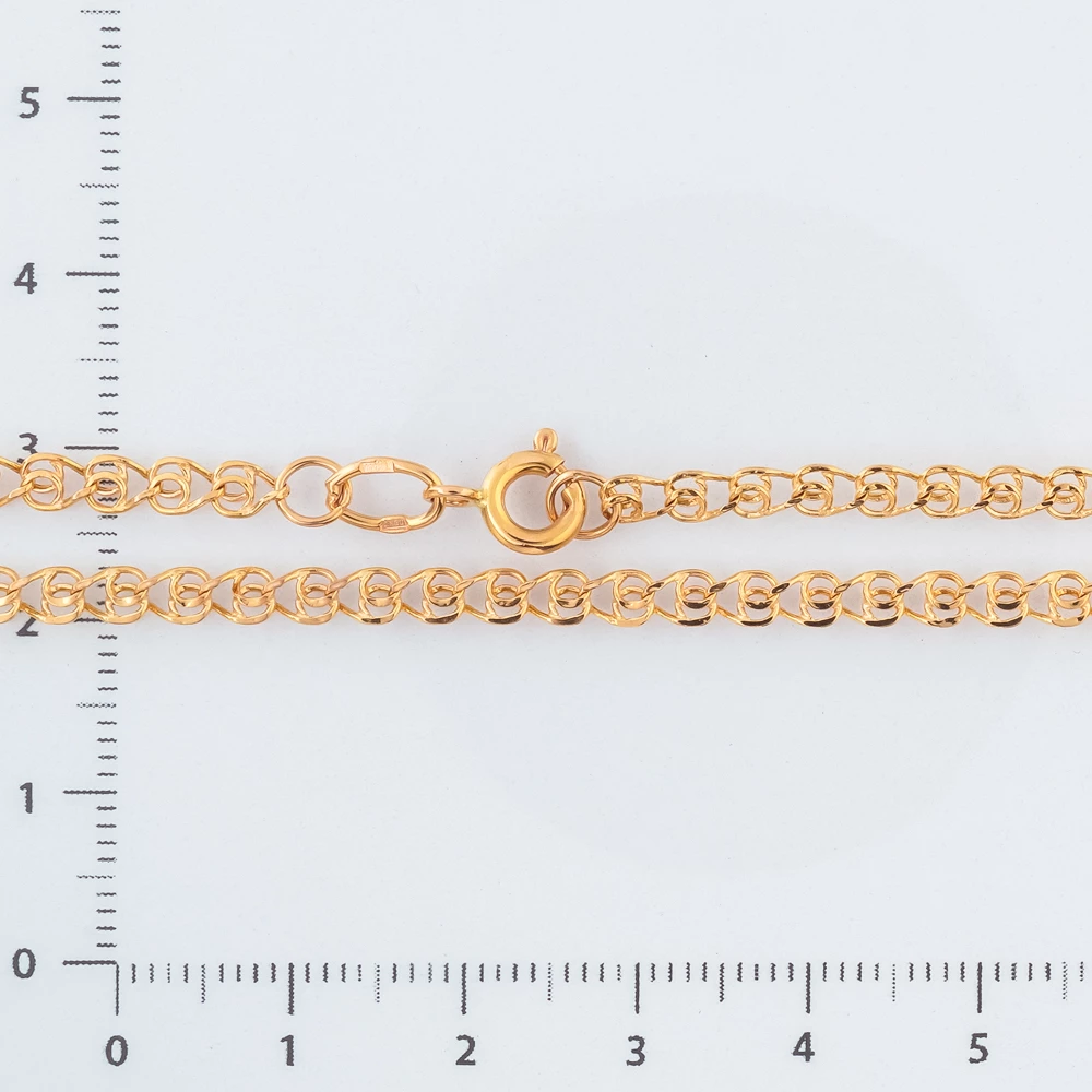 Цепь из красного золота 585 пробы