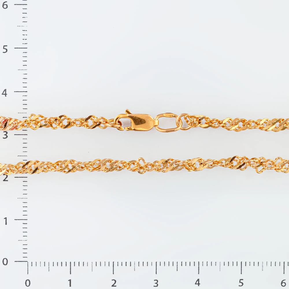 Цепь из красного золота 375 пробы