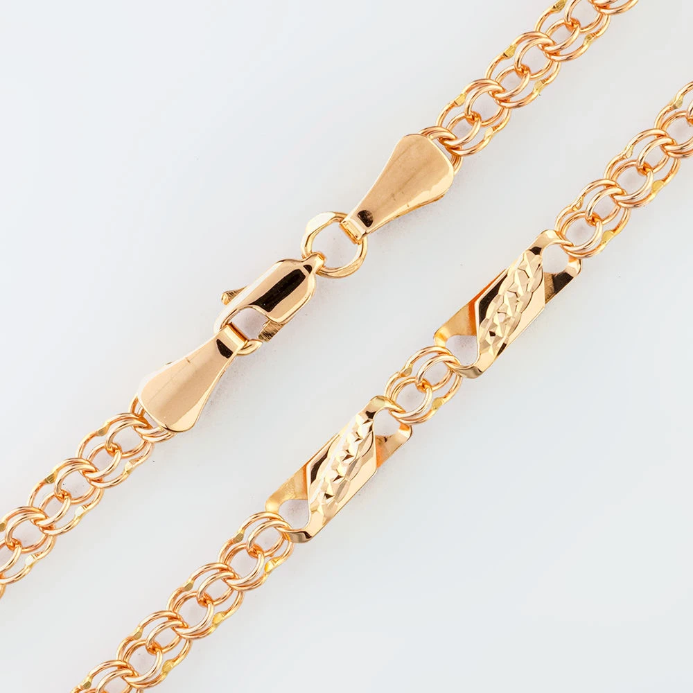 Цепь из красного золота 585 пробы