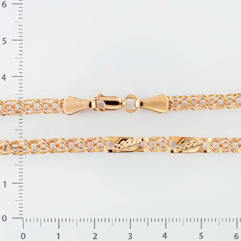 Цепь из красного золота 585 пробы