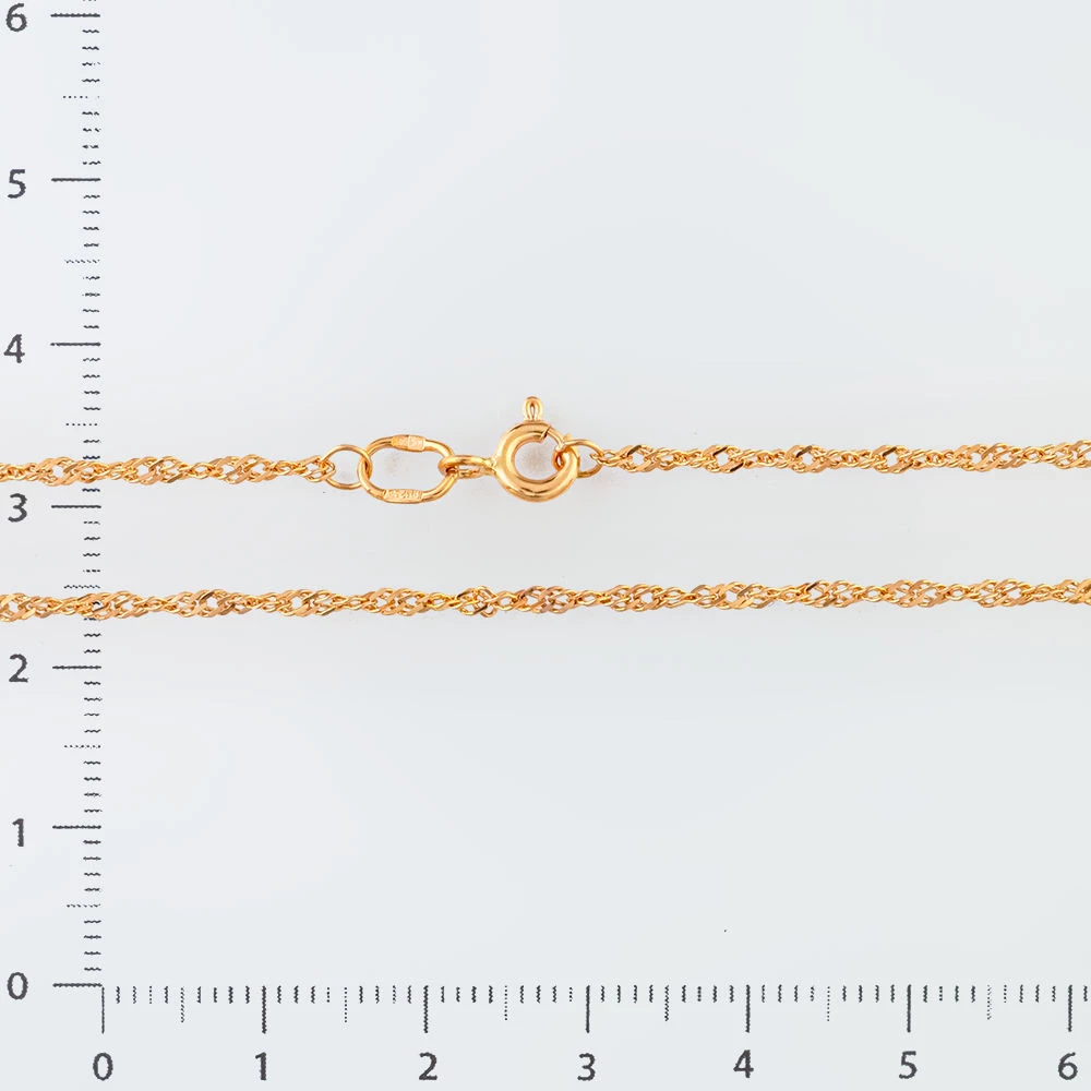 Цепь из красного золота 585 пробы
