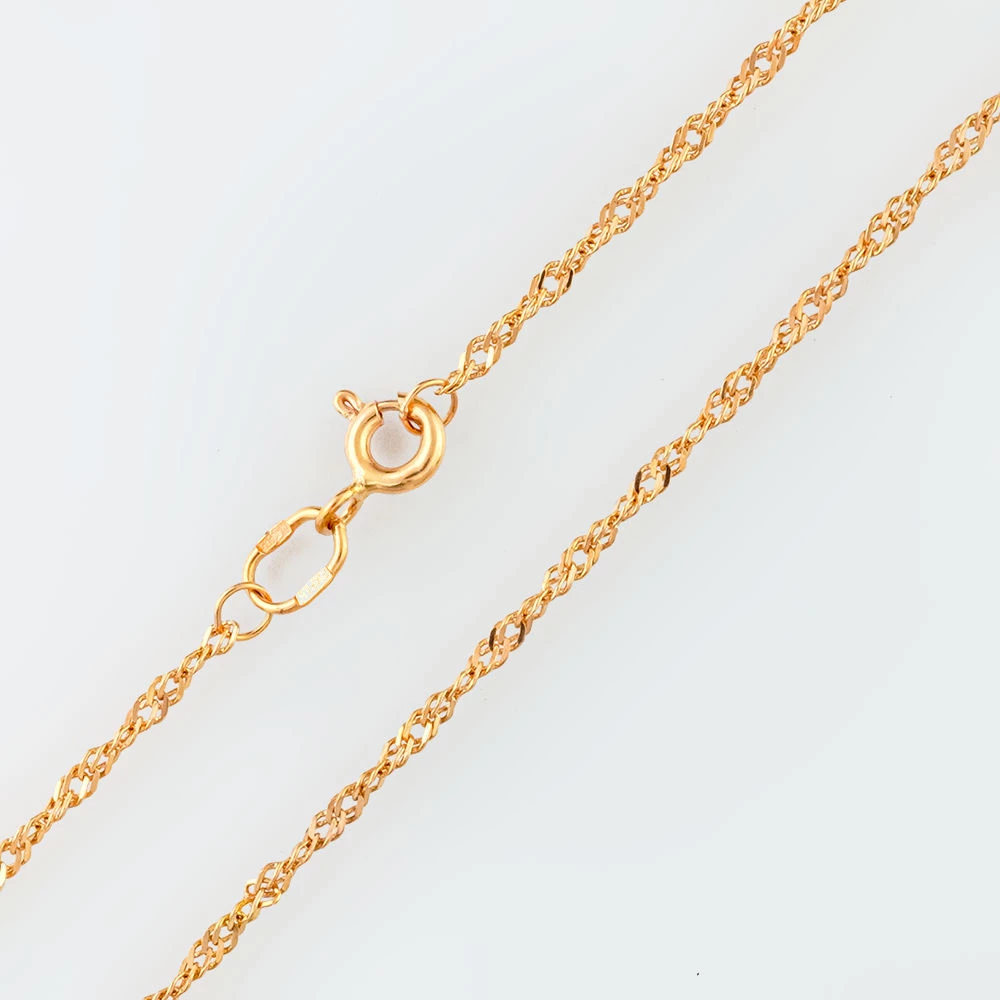 Цепь из красного золота 585 пробы