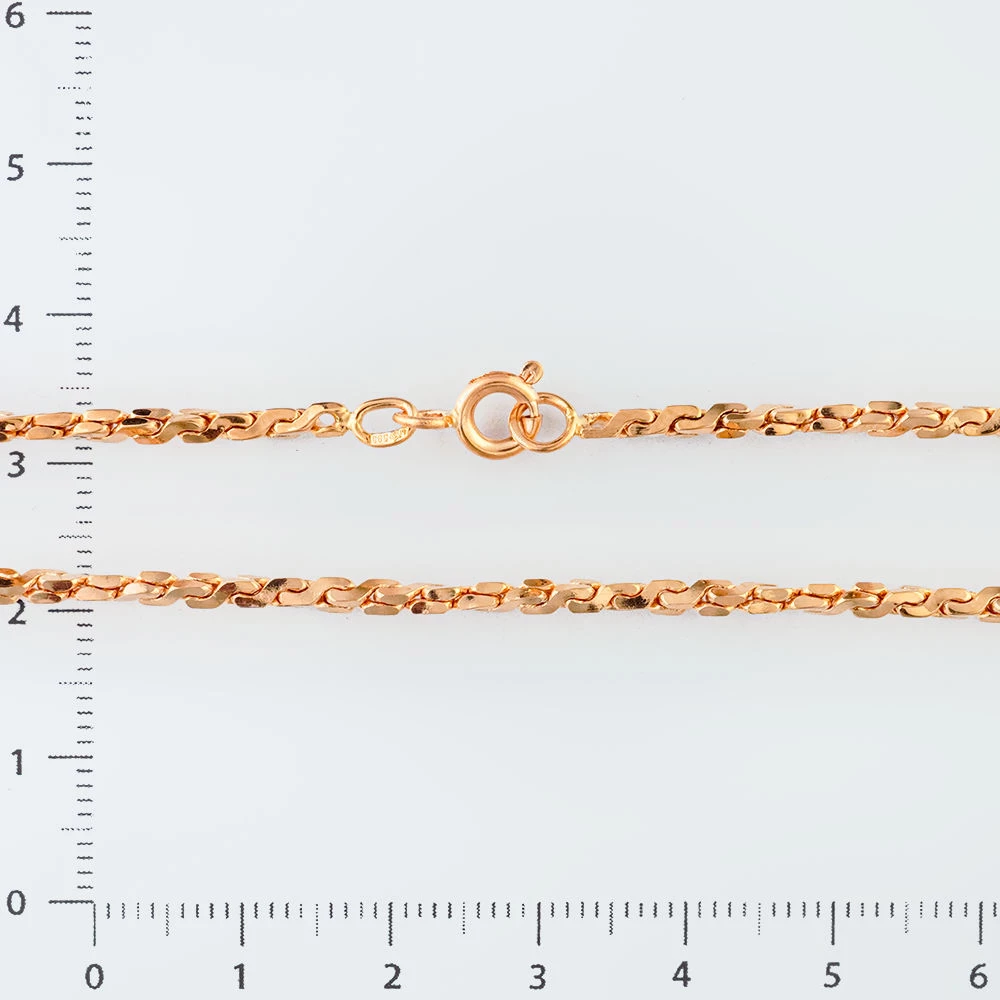 Цепь из красного золота 585 пробы