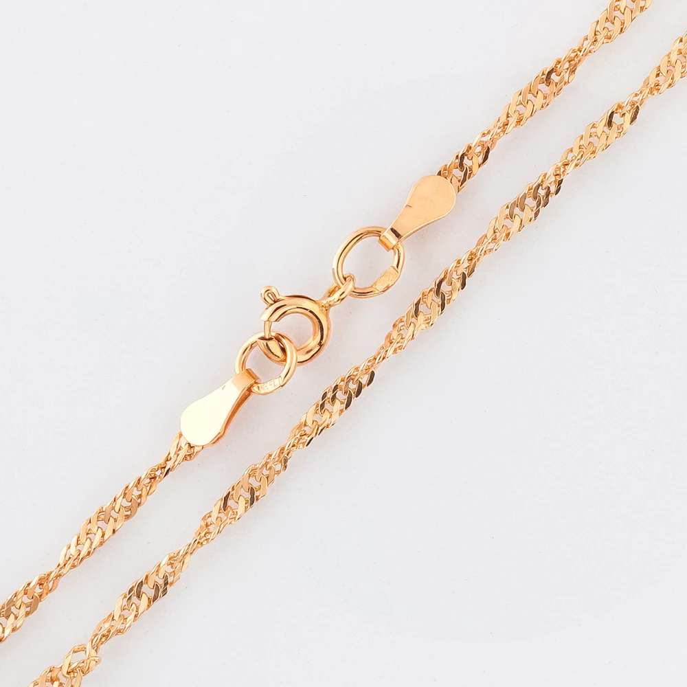 Цепь из красного золота 585 пробы