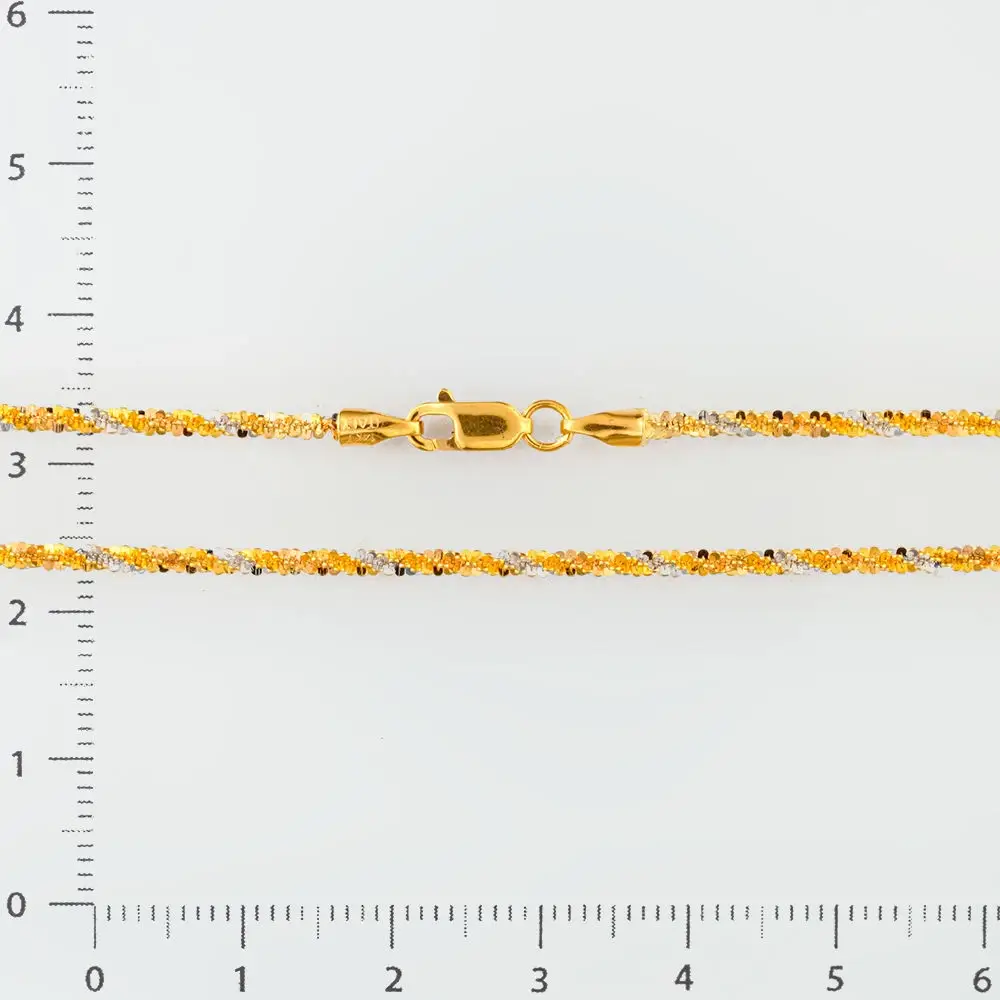 Цепь из желтого золота 585 пробы 2