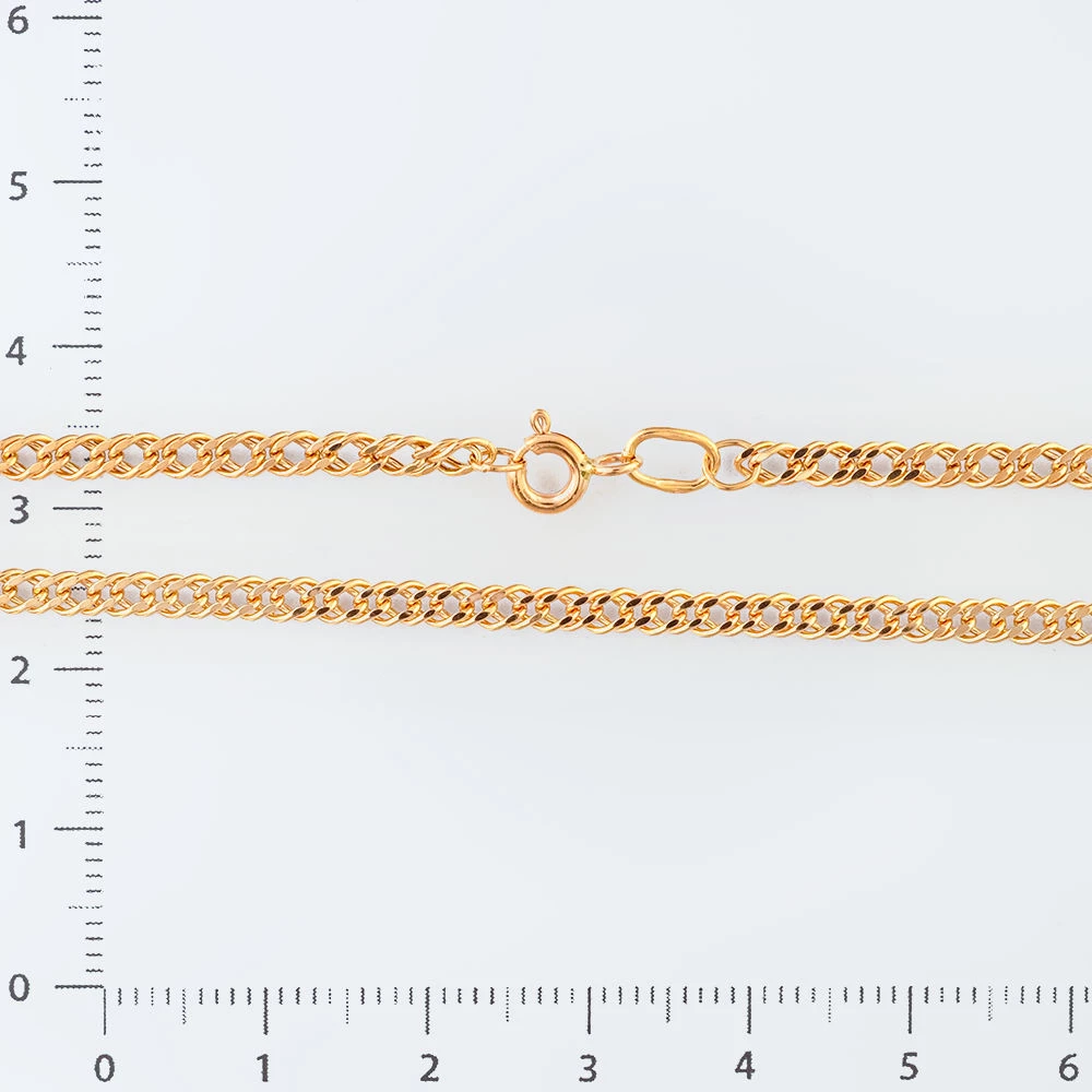 Цепь из красного золота 585 пробы