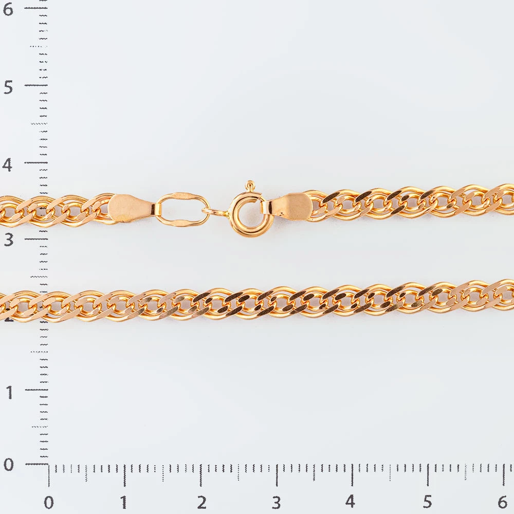 Цепь из красного золота 585 пробы