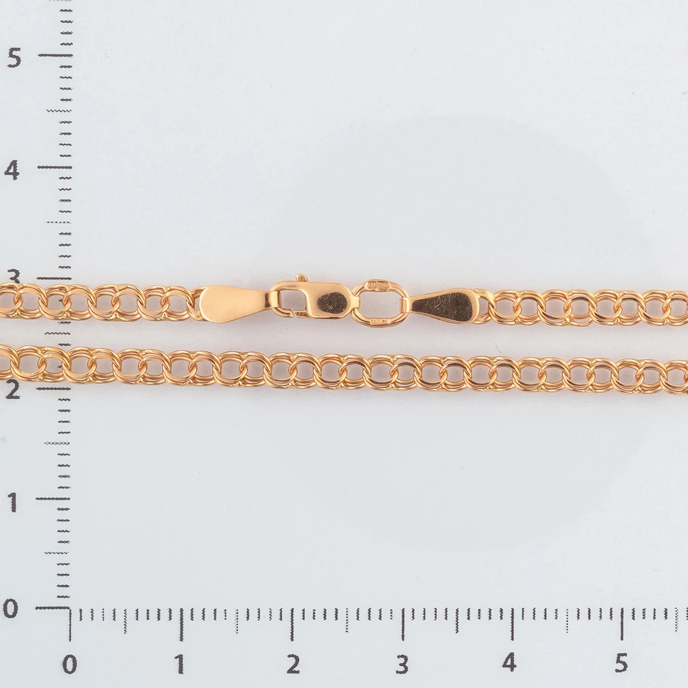Цепь из красного золота 585 пробы