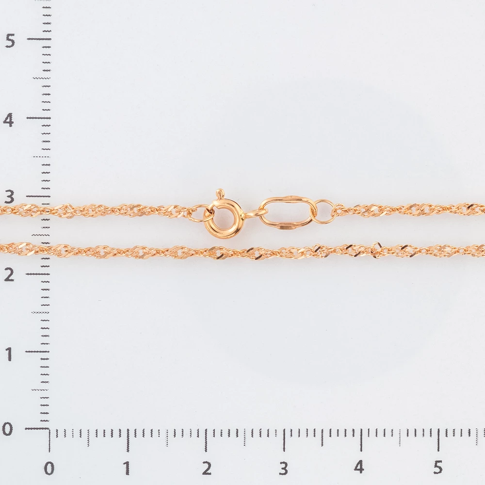 Цепь из красного золота 585 пробы