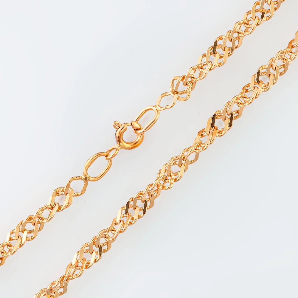 Цепь из красного золота 585 пробы