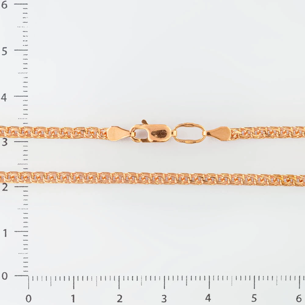 Цепь из красного золота 585 пробы