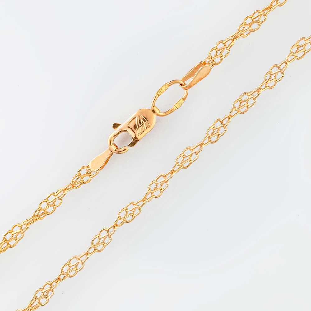 Цепь из красного золота 585 пробы