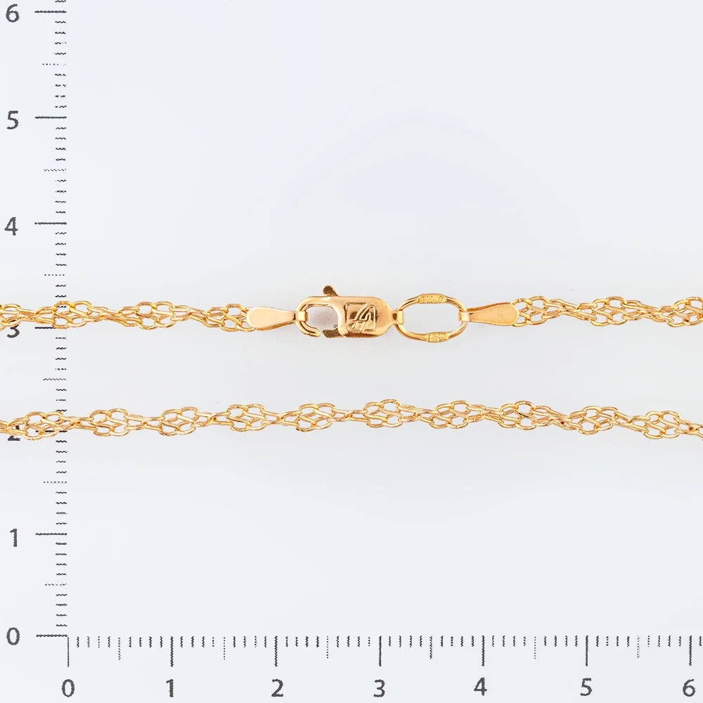 Цепь из красного золота 585 пробы