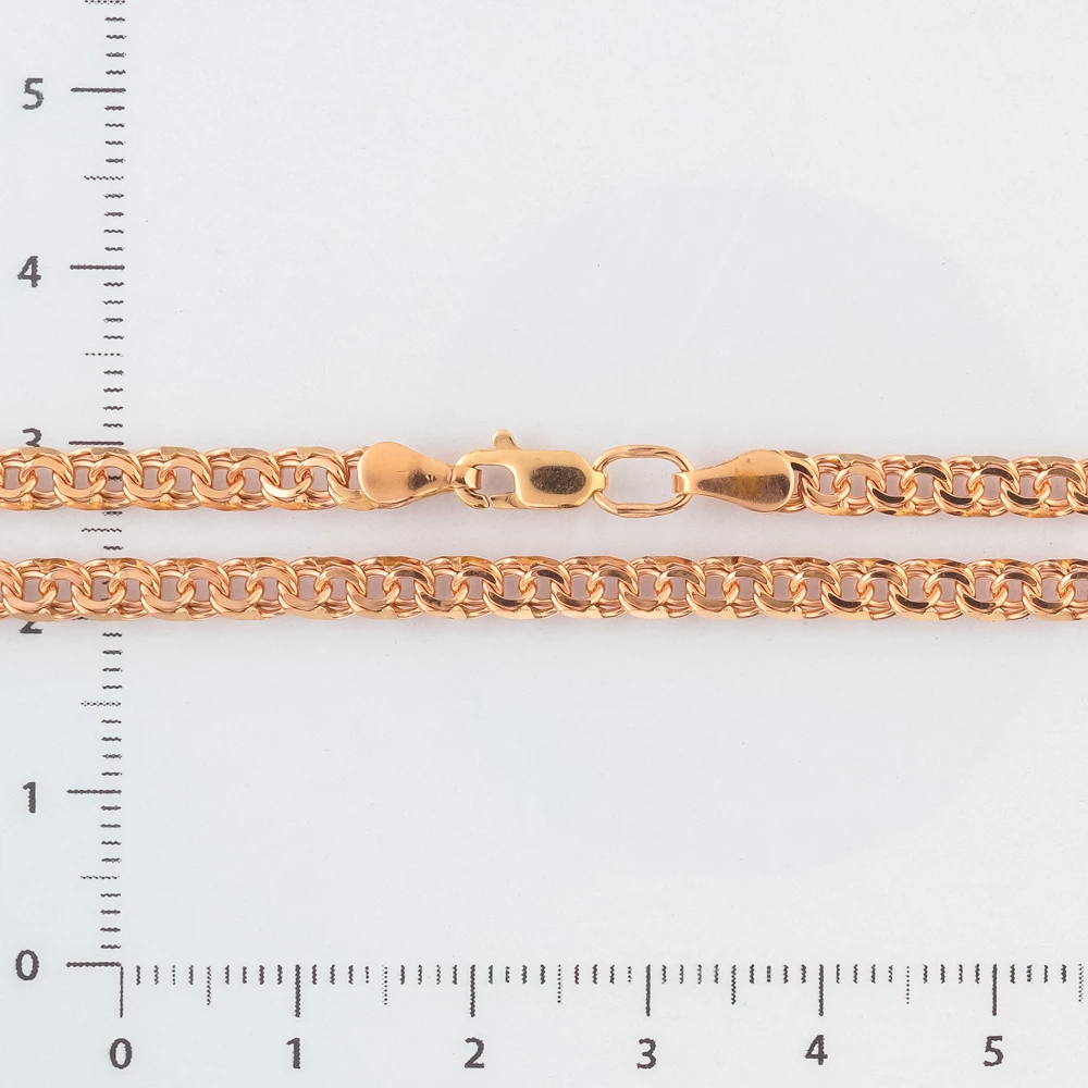 Цепь из красного золота 585 пробы
