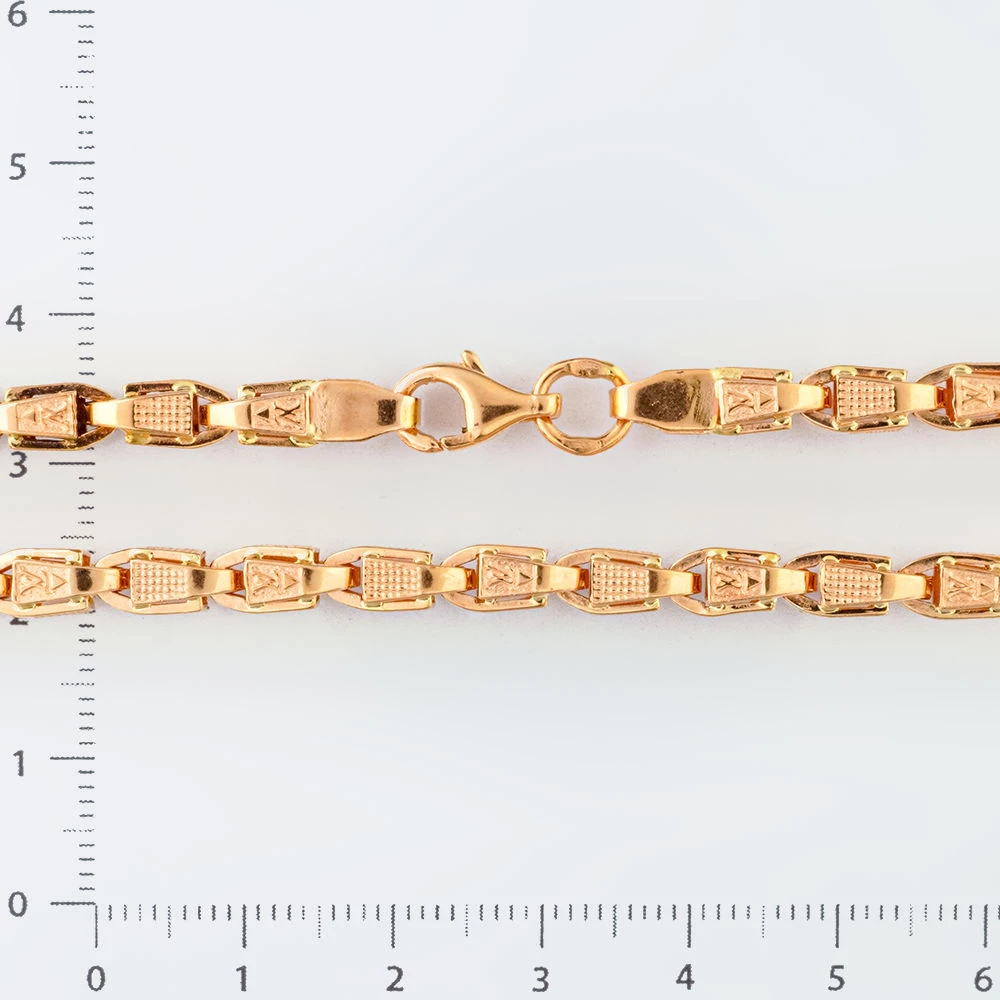 Цепь из красного золота 585 пробы