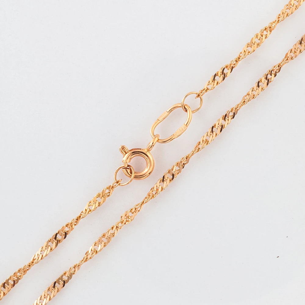 Цепь из красного золота 585 пробы