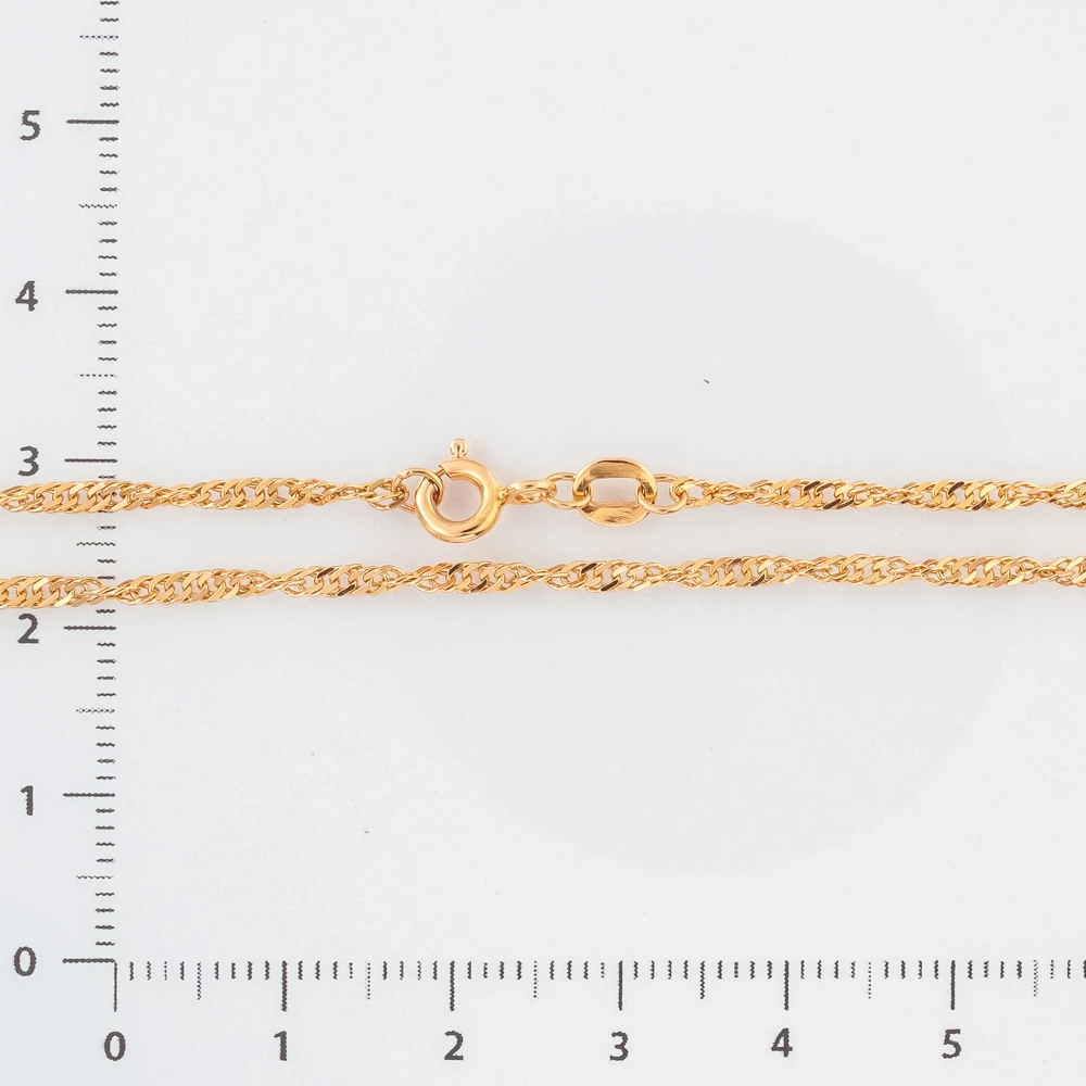 Цепь из красного золота 585 пробы