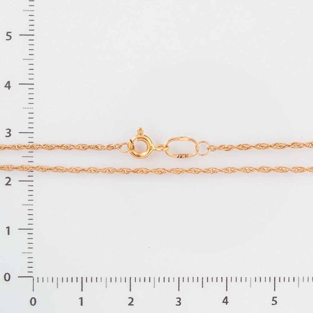 Цепь из красного золота 585 пробы