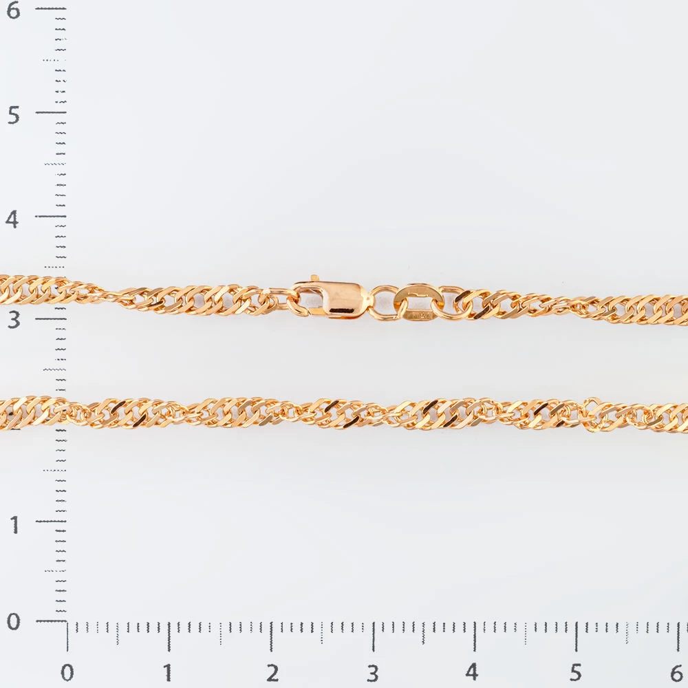 Цепь из красного золота 585 пробы