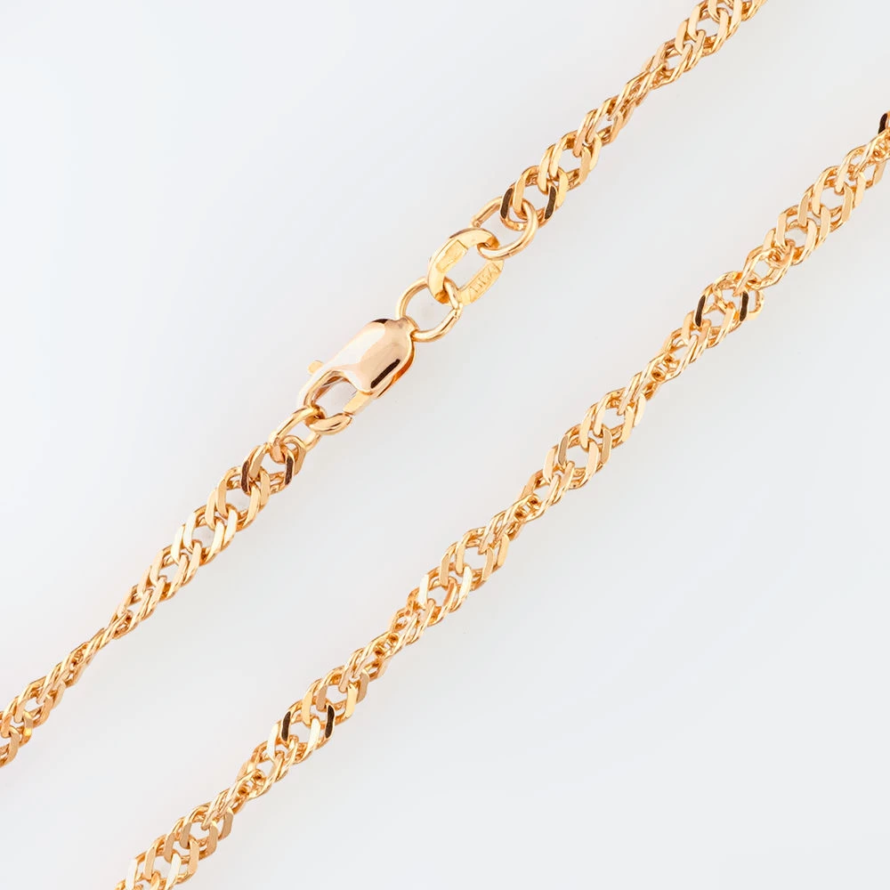 Цепь из красного золота 585 пробы