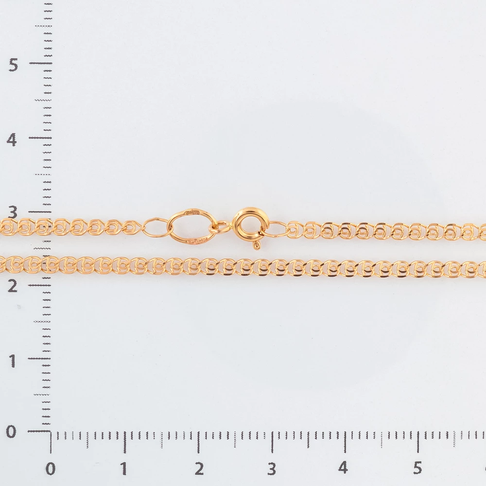 Цепь из красного золота 585 пробы