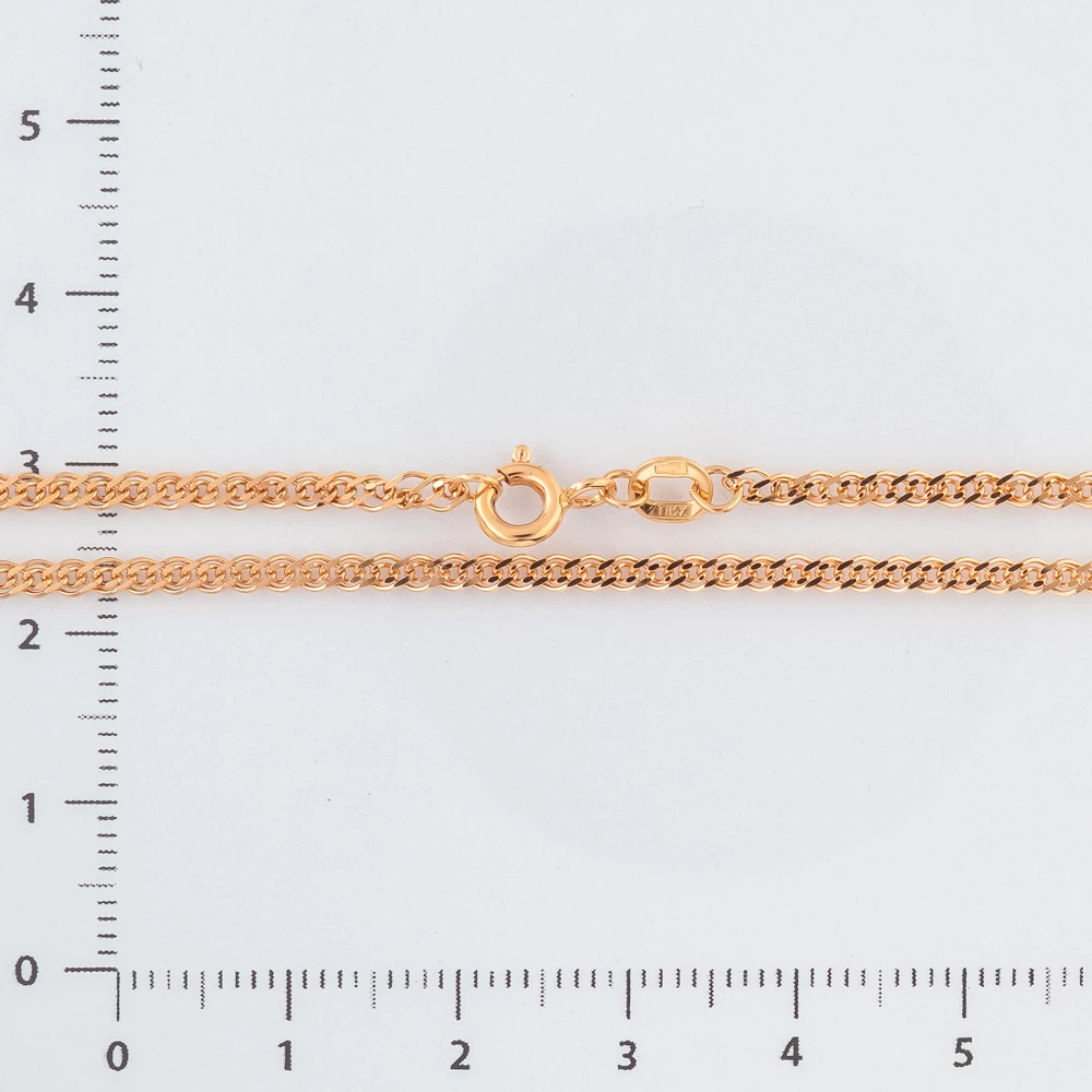 Цепь из красного золота 585 пробы