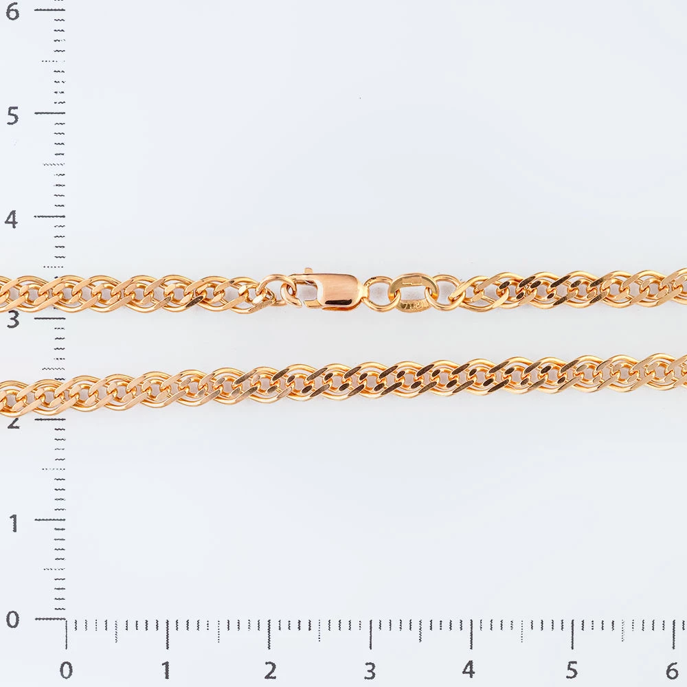 Цепь из красного золота 585 пробы