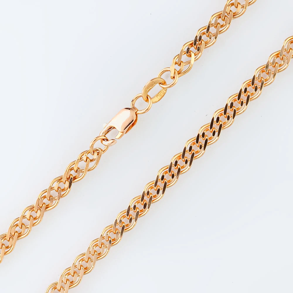 Цепь из красного золота 585 пробы