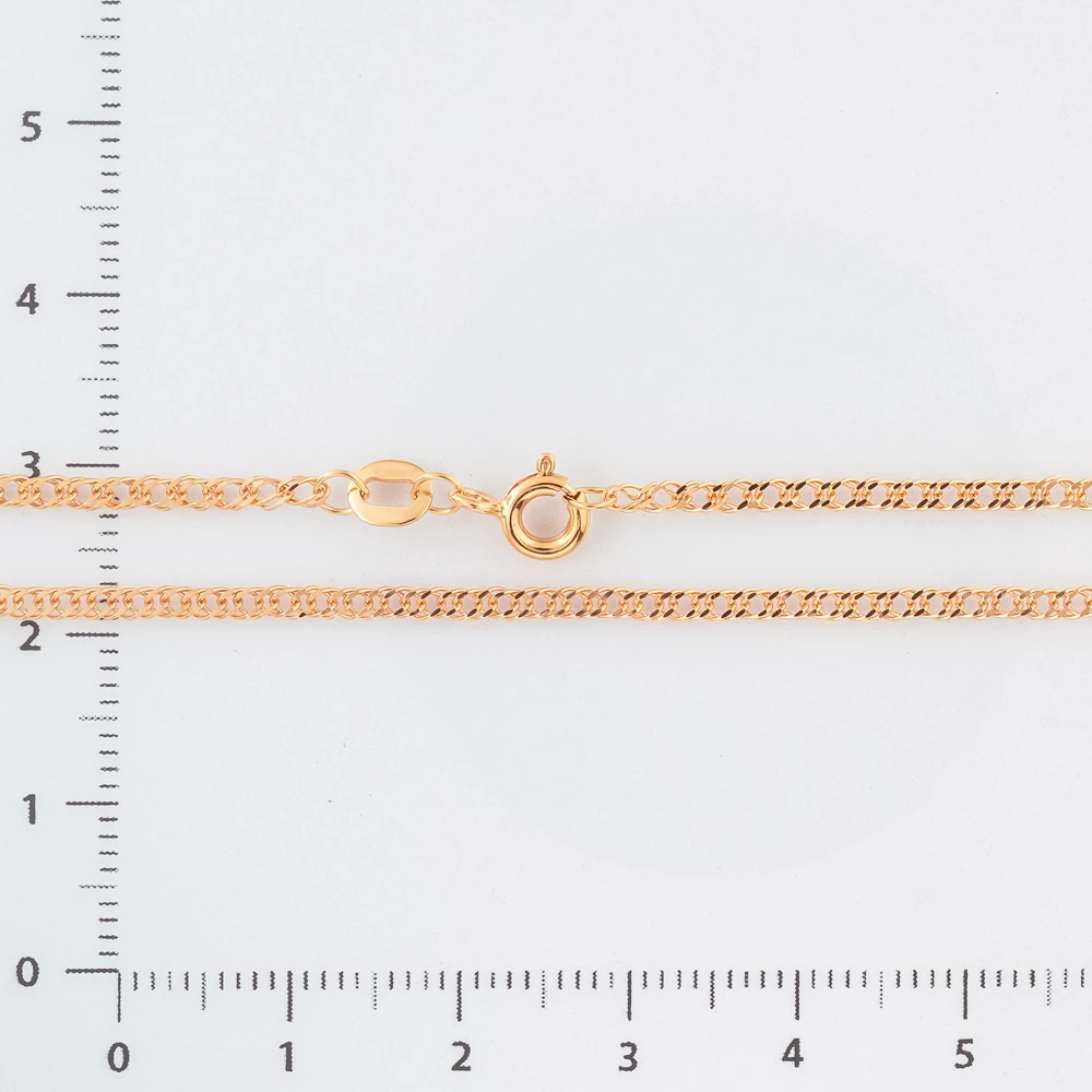 Цепь из красного золота 585 пробы