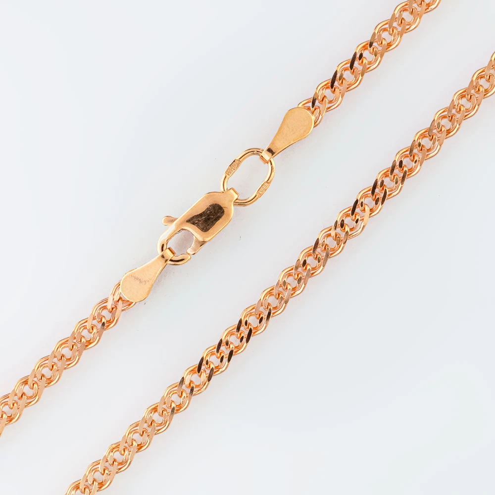 Цепь из красного золота 585 пробы