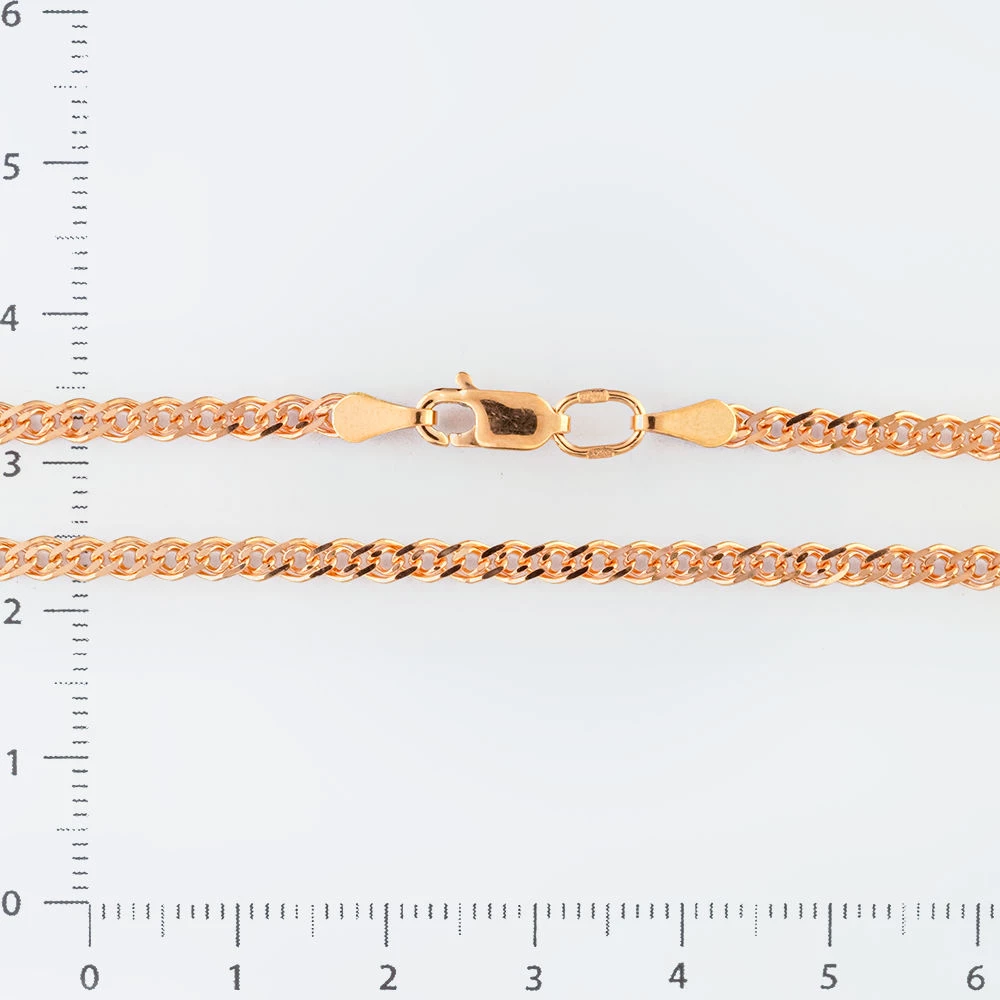 Цепь из красного золота 585 пробы
