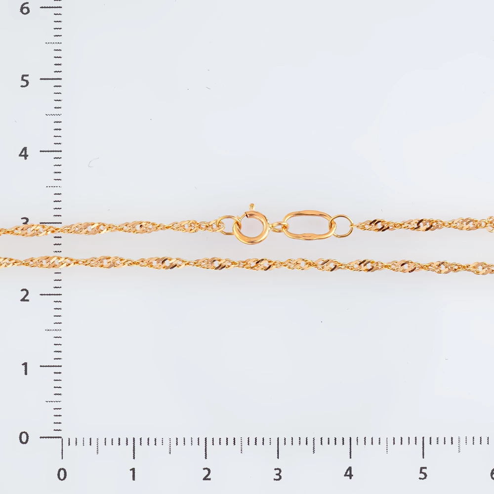 Цепь из красного золота 585 пробы