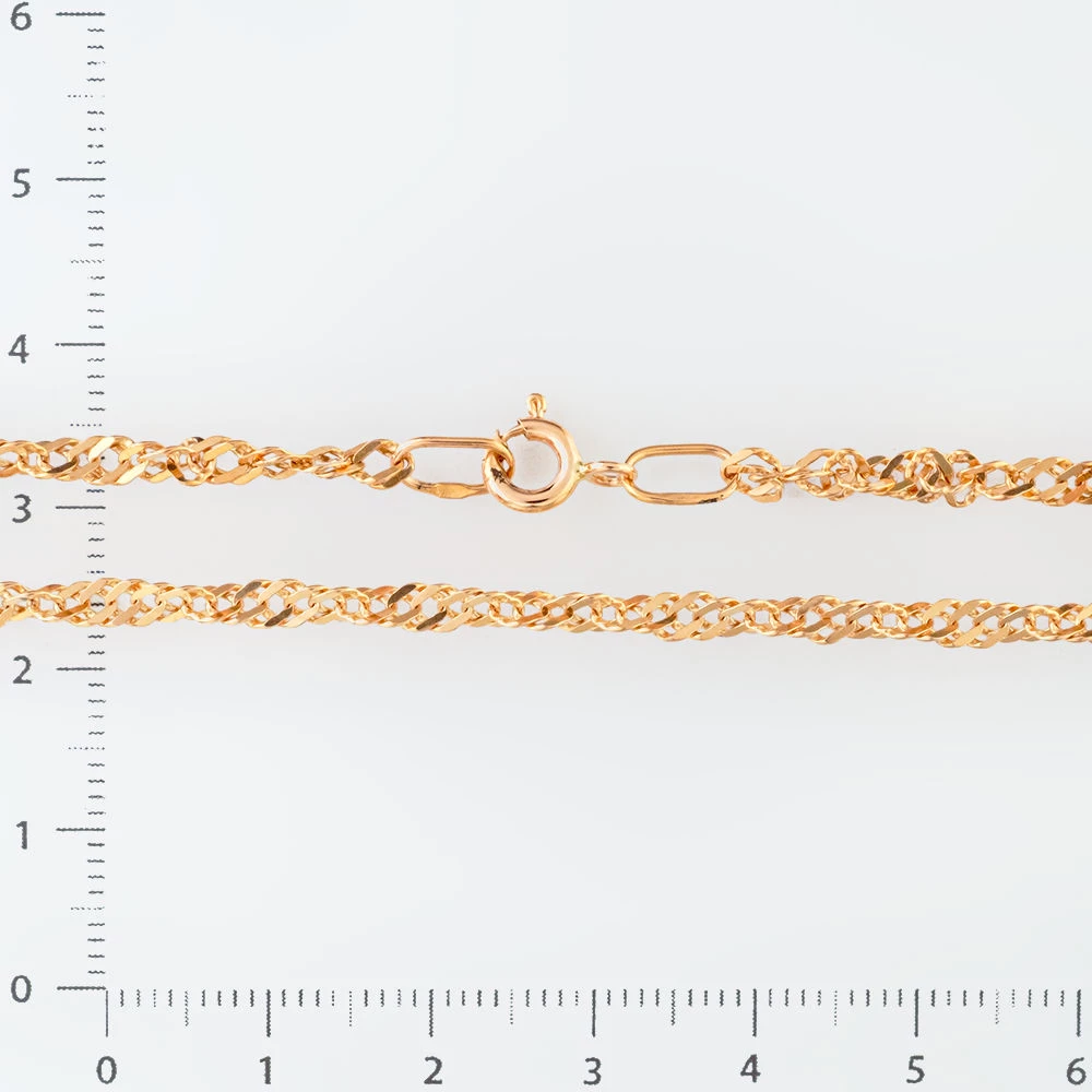 Цепь из красного золота 585 пробы