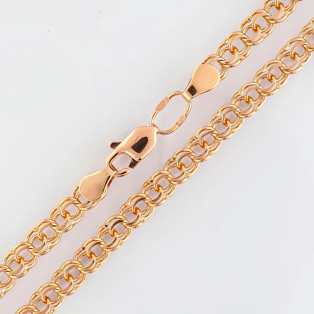 Цепь из красного золота 585 пробы