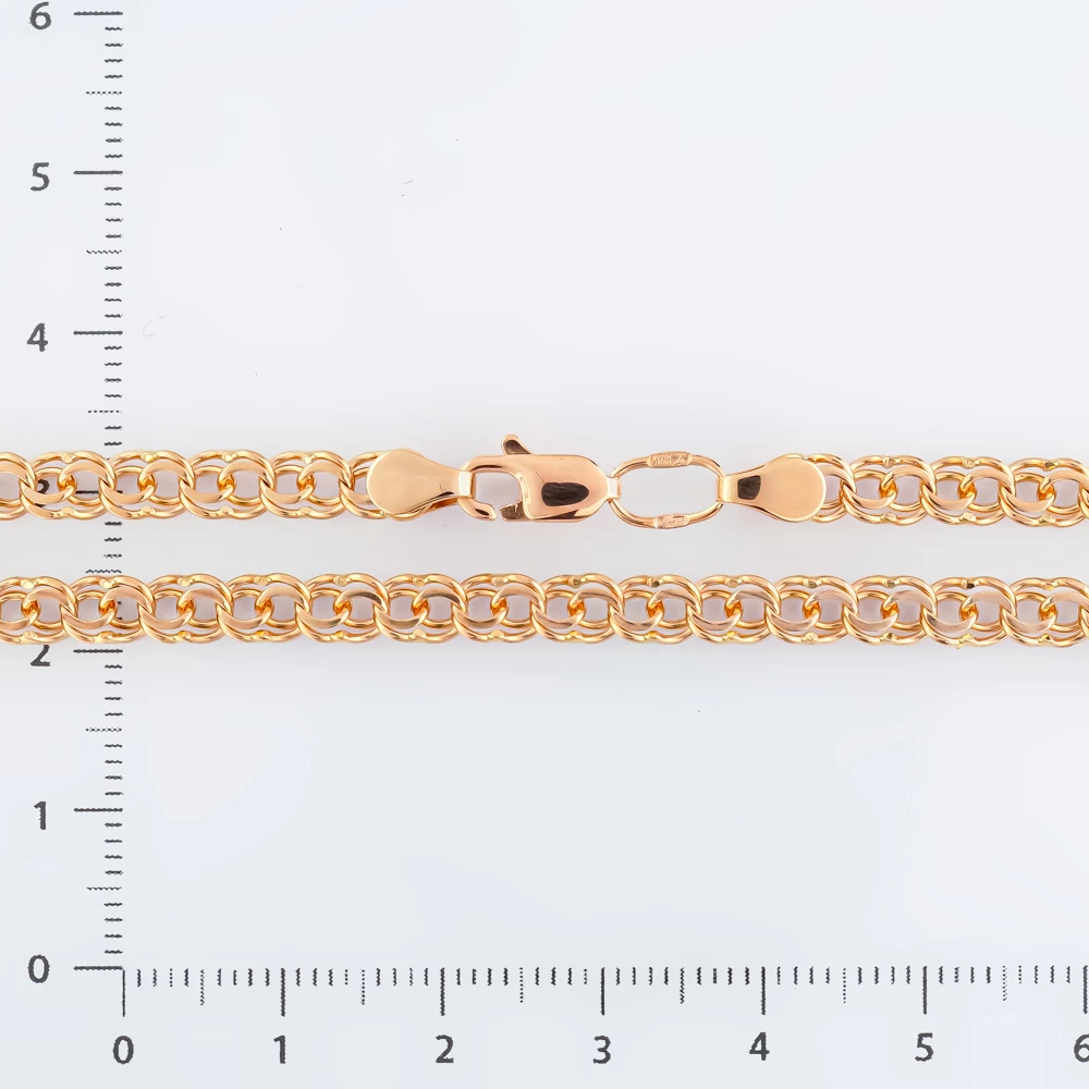 Цепь из красного золота 585 пробы